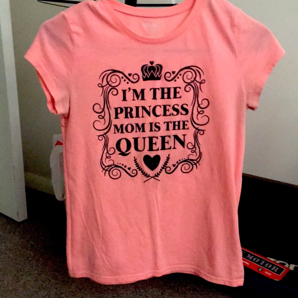 Pink and black shirt